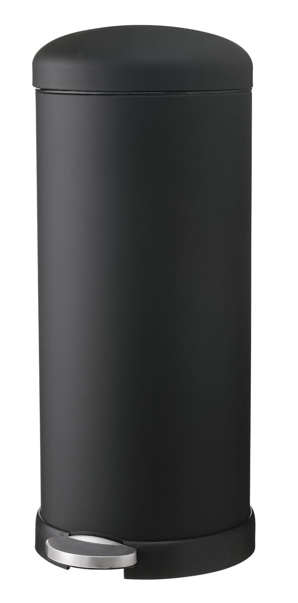 prullenbak 30L zwart - 20500042 - HEMA
