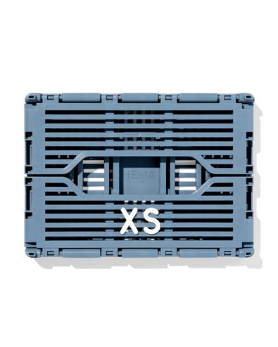 klapkrat letterbord recycled donkerblauw XS  13 x 18 x 8 - 39811086 - HEMA