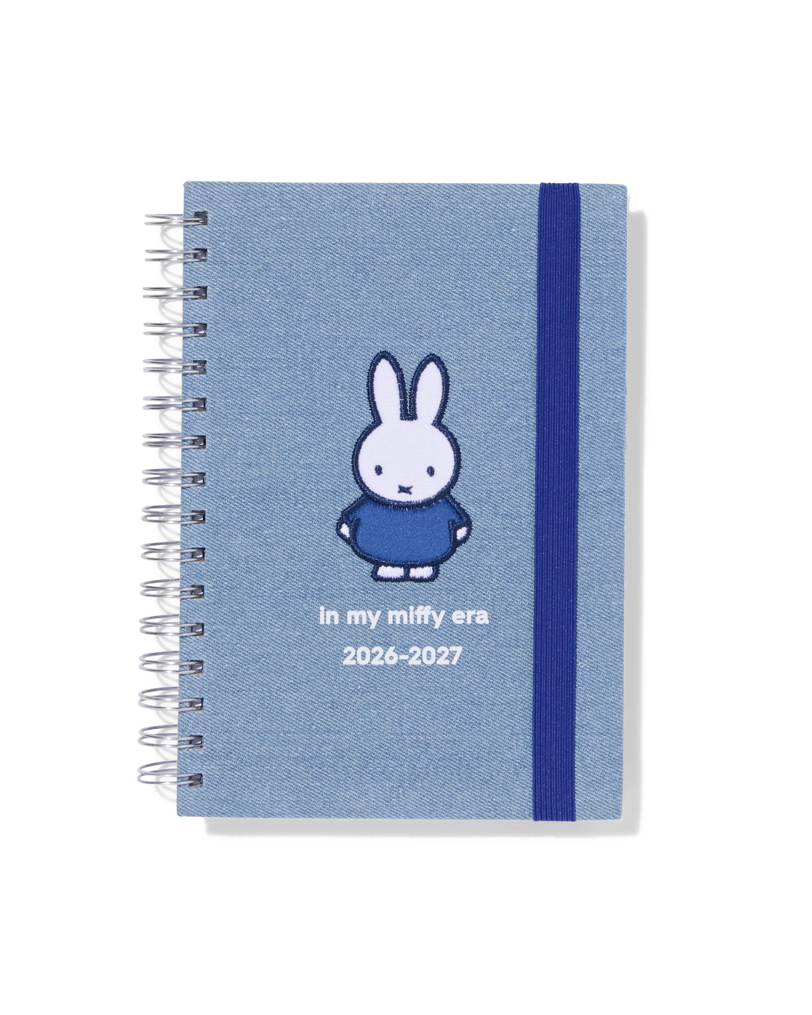 nijntje schoolagenda 2026-2027 16.5x21.6cm denim - 14904701 - HEMA