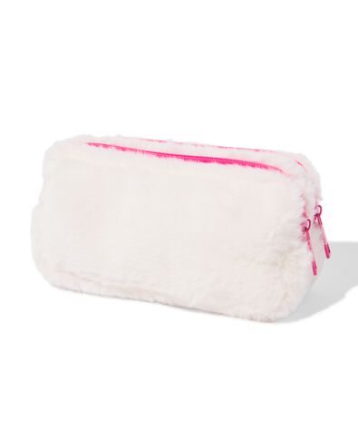 trousse à double fermeture éclair fluffy - 14450130 - HEMA
