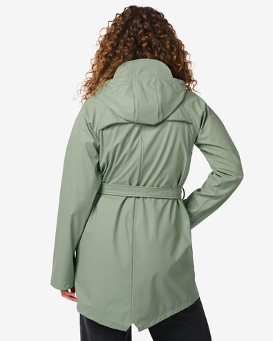 manteau imperméable femme vert menthe XL - 34430074 - HEMA