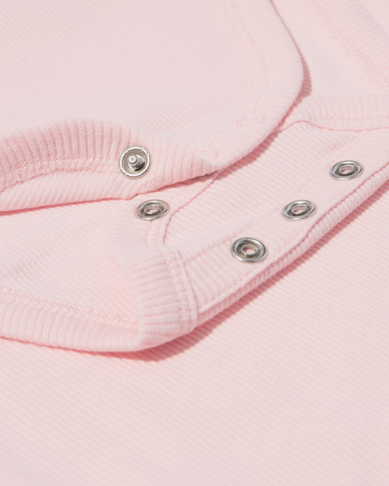 Mitwachsende Baby-Strampler, gerippt &ndash; 3 St&uuml;ck rosa rosa - 33306660PINK - HEMA