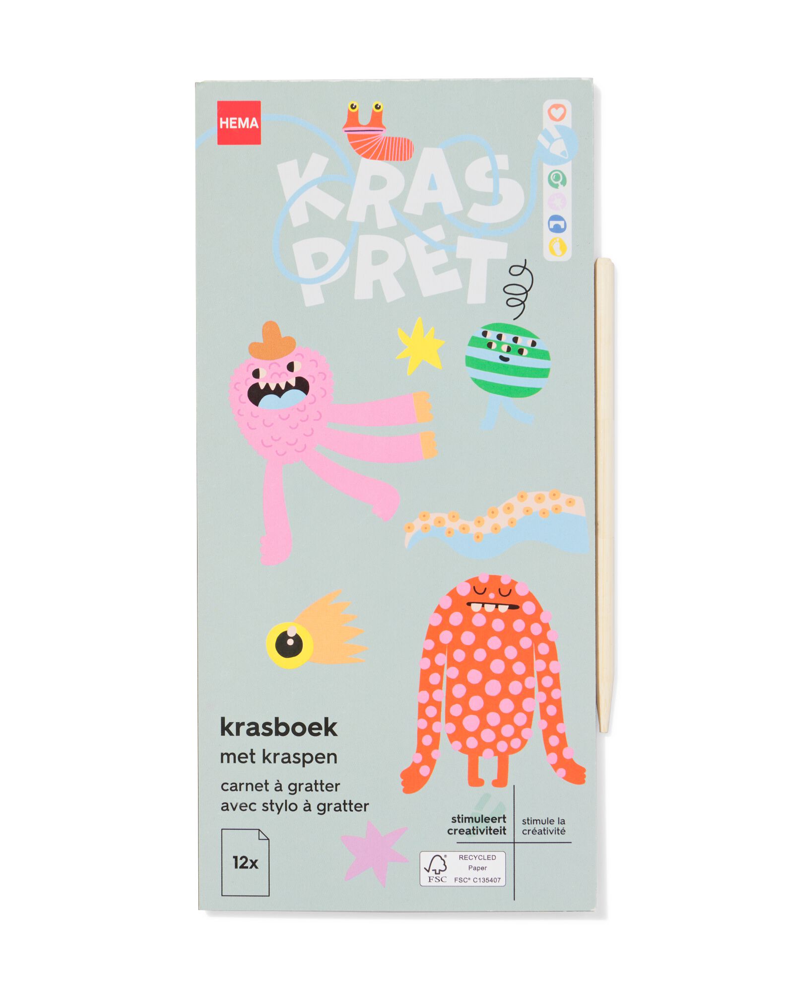 krasboek monsters - 15900276 - HEMA