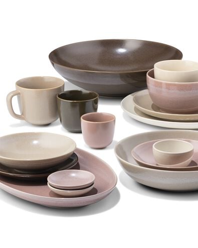 Sch&auml;lchen &Oslash; 8 cm, Puur, Steingut, dunkelbraun - 9650140 - HEMA