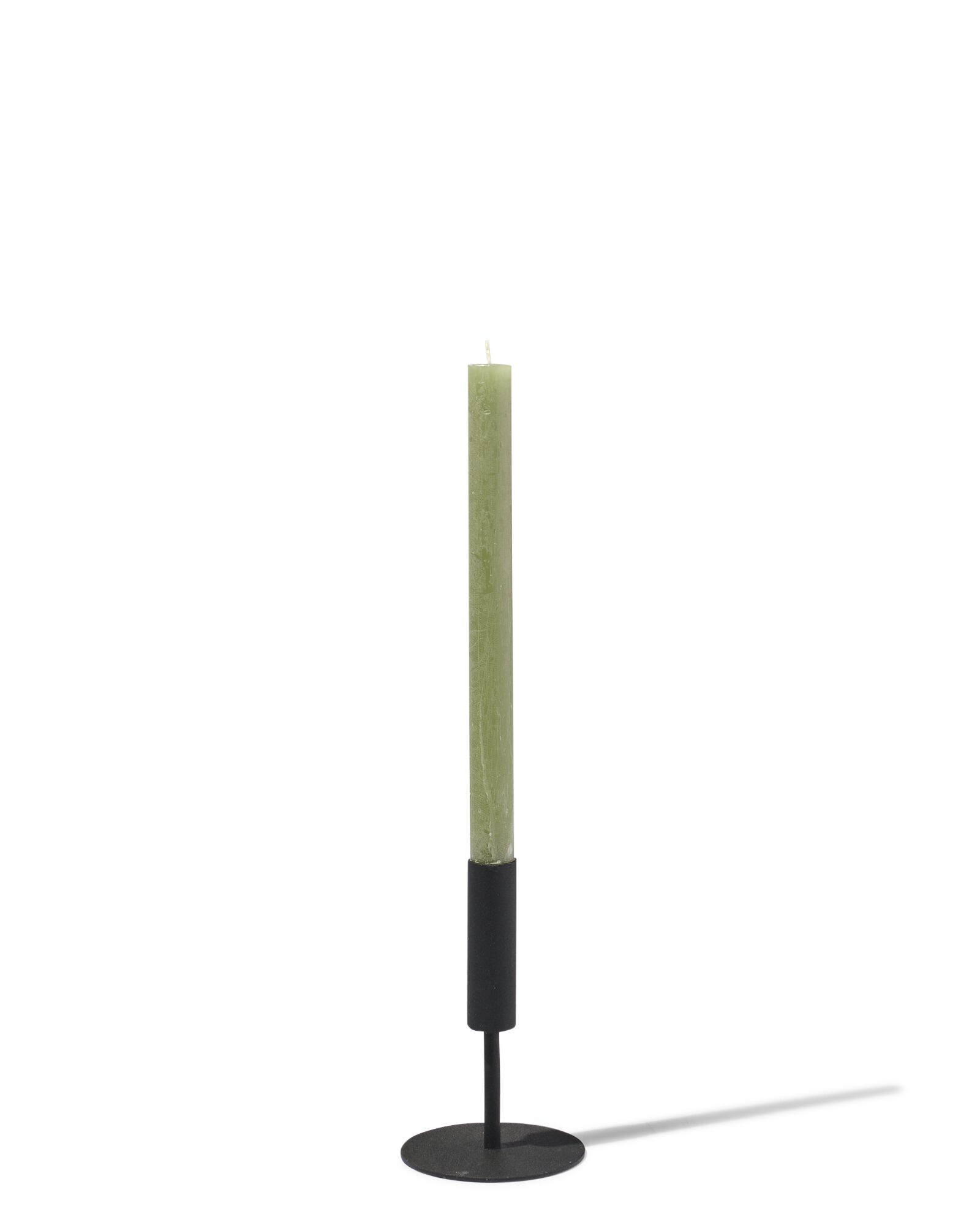 bougeoir 15,5 x 2,3 cm - noir - 13392051 - HEMA