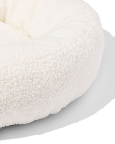 dierenmand 50x11cm donut sherpa crème - 61100350 - HEMA