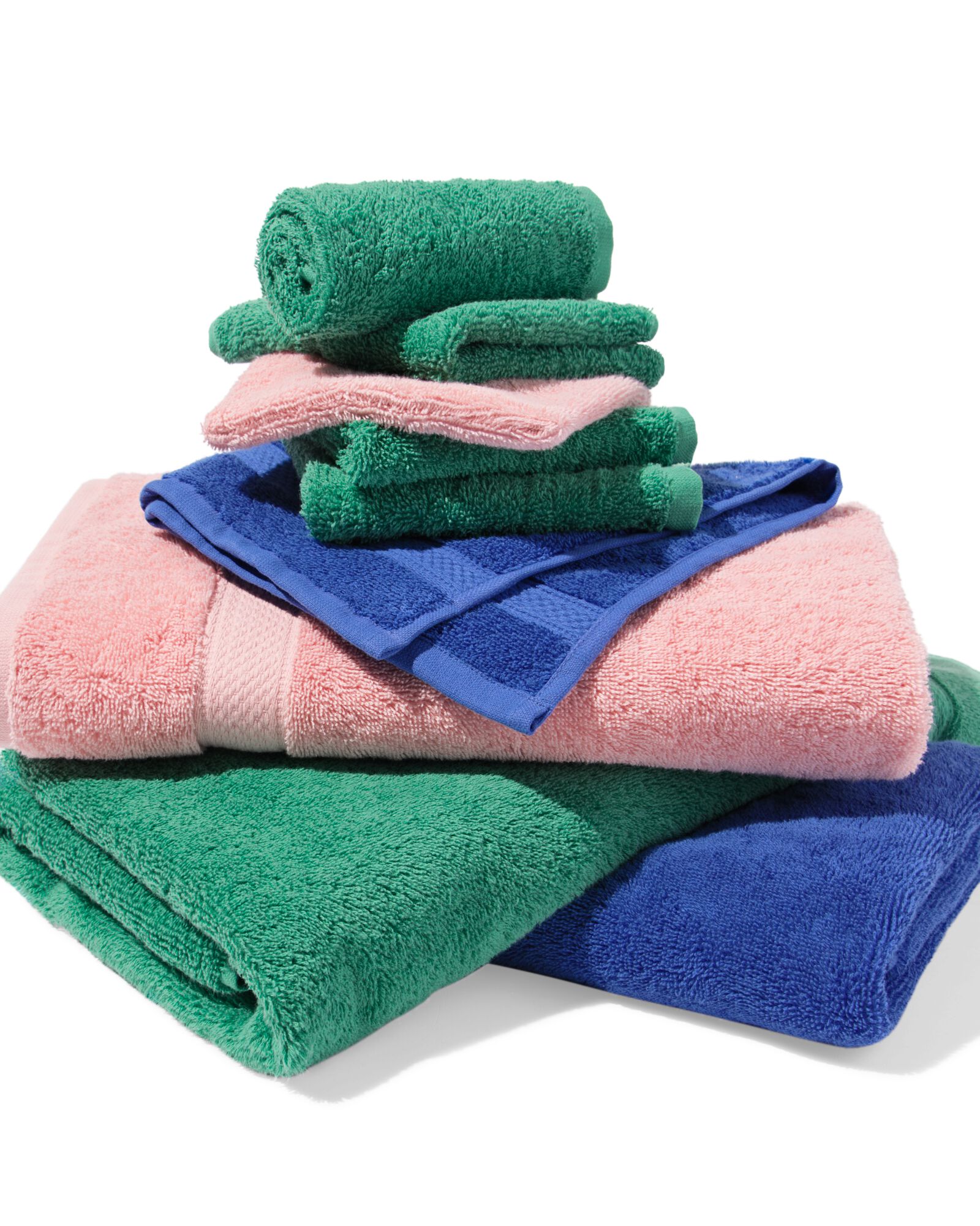 washand 16x21cm zware kwaliteit lichtroze - 5282850 - HEMA