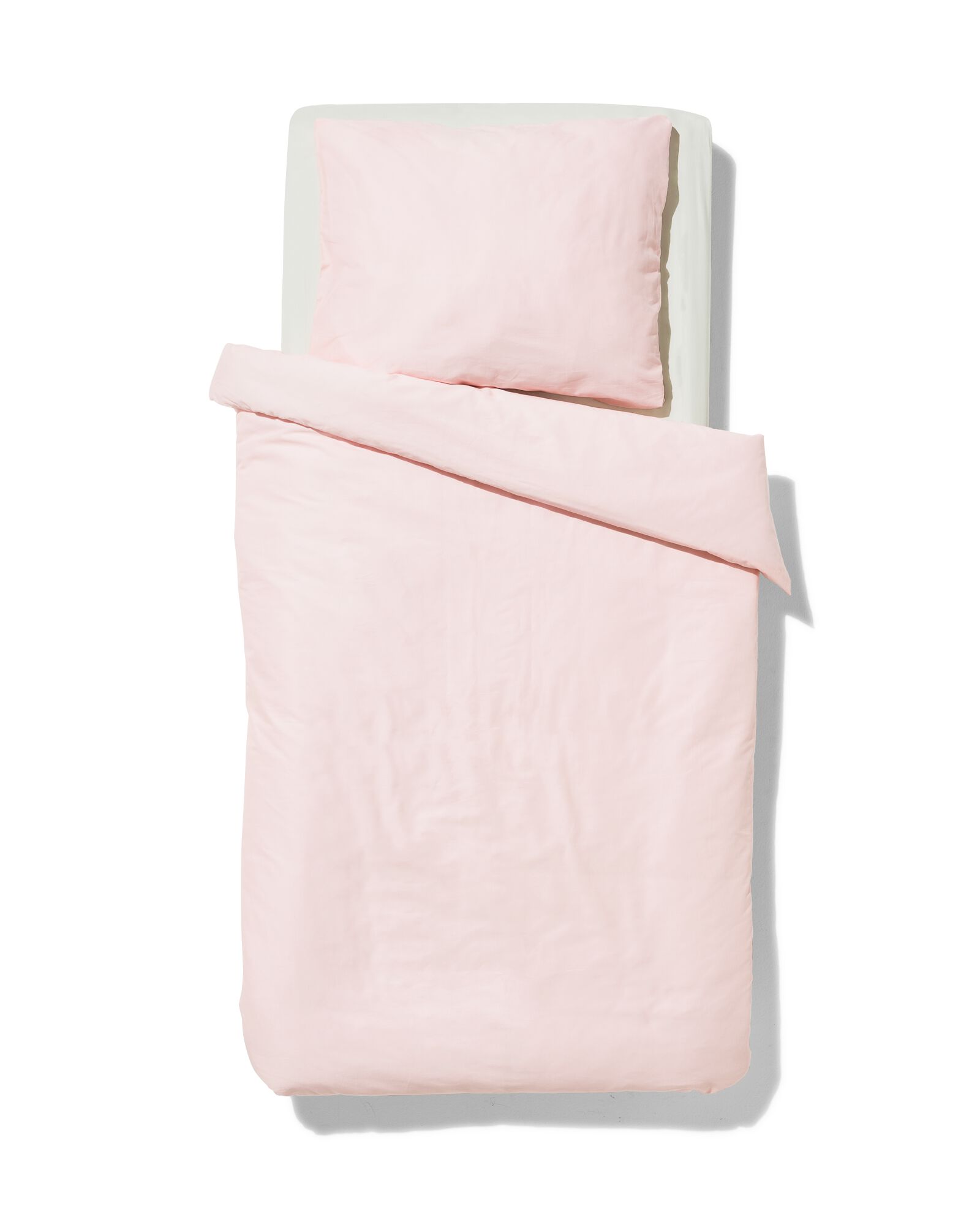 housse de couette enfant 120x150 cm en coton doux rose clair - 5740024 - HEMA