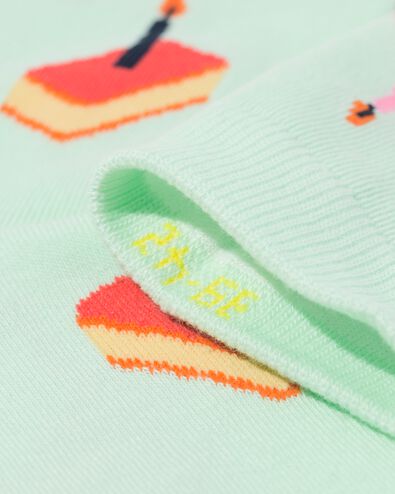 chaussettes pour adultes 'it's your day' vert vif vert vif - 4100330BRIGHTGREEN - HEMA