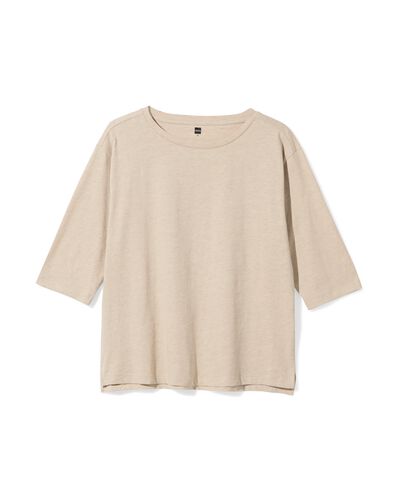 haut de pyjama femme naturel - 23400465NATURAL - HEMA