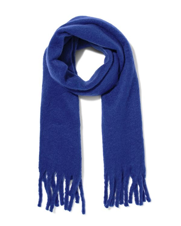 &eacute;charpe femme 35 x 200 cm bleue - 16451066 - HEMA