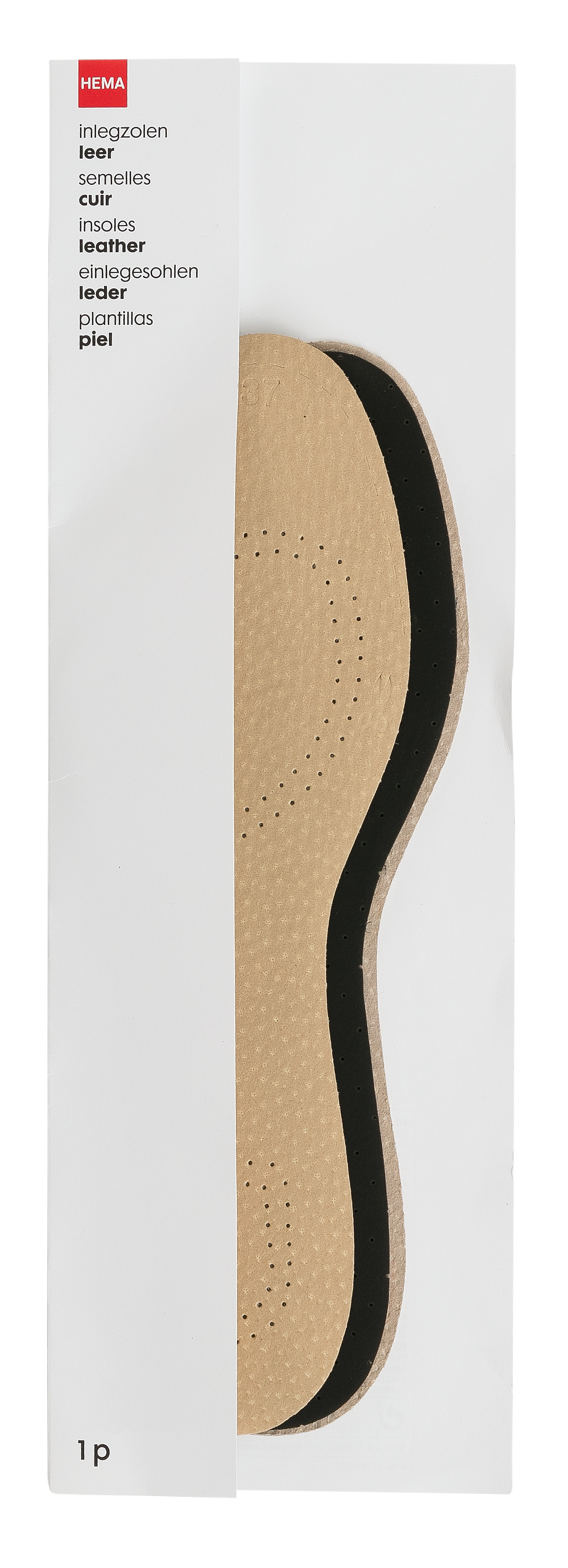 inlegzolen leer maat 39-40 - HEMA