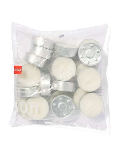 bougies d'ambiance maxi 10 heures de combustion - 20 pi&egrave;ces - 13500065 - HEMA