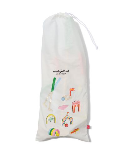 Minigolf-Set aus Holz, Zirkusthema - 15800092 - HEMA