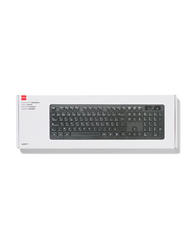 azerty toetsenbord draadloos zwart - 39630202 - HEMA