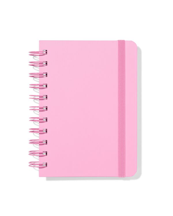 Notizbuch A6 liniert, Rosa - 14120123 - HEMA