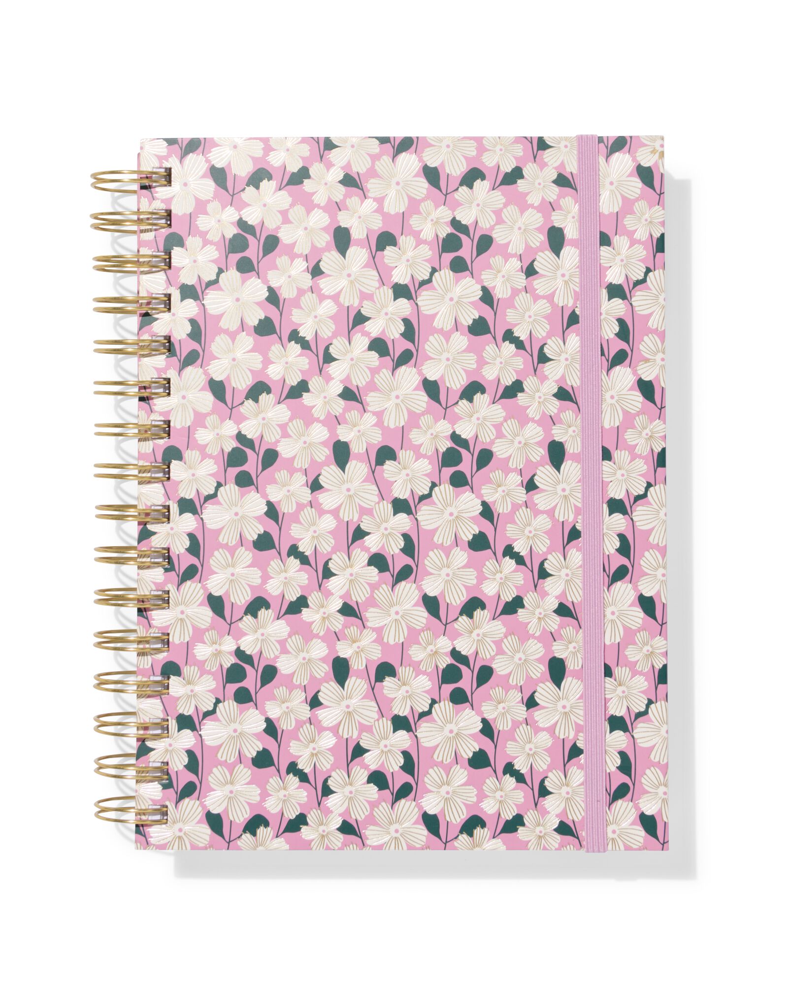 Collegeblock 4-in-1, DIN A5, liniert, Blumen - 14100211 - HEMA