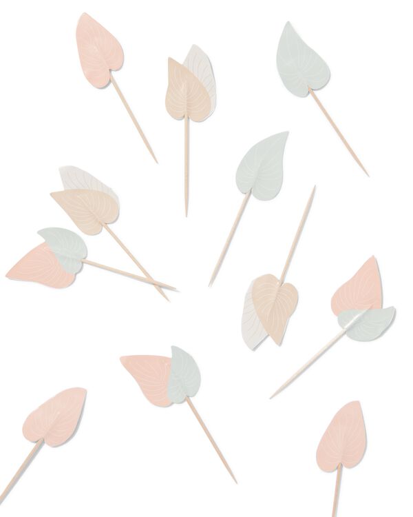 cocktailprikkers botanisch - 15 stuks  - 14250176 - HEMA