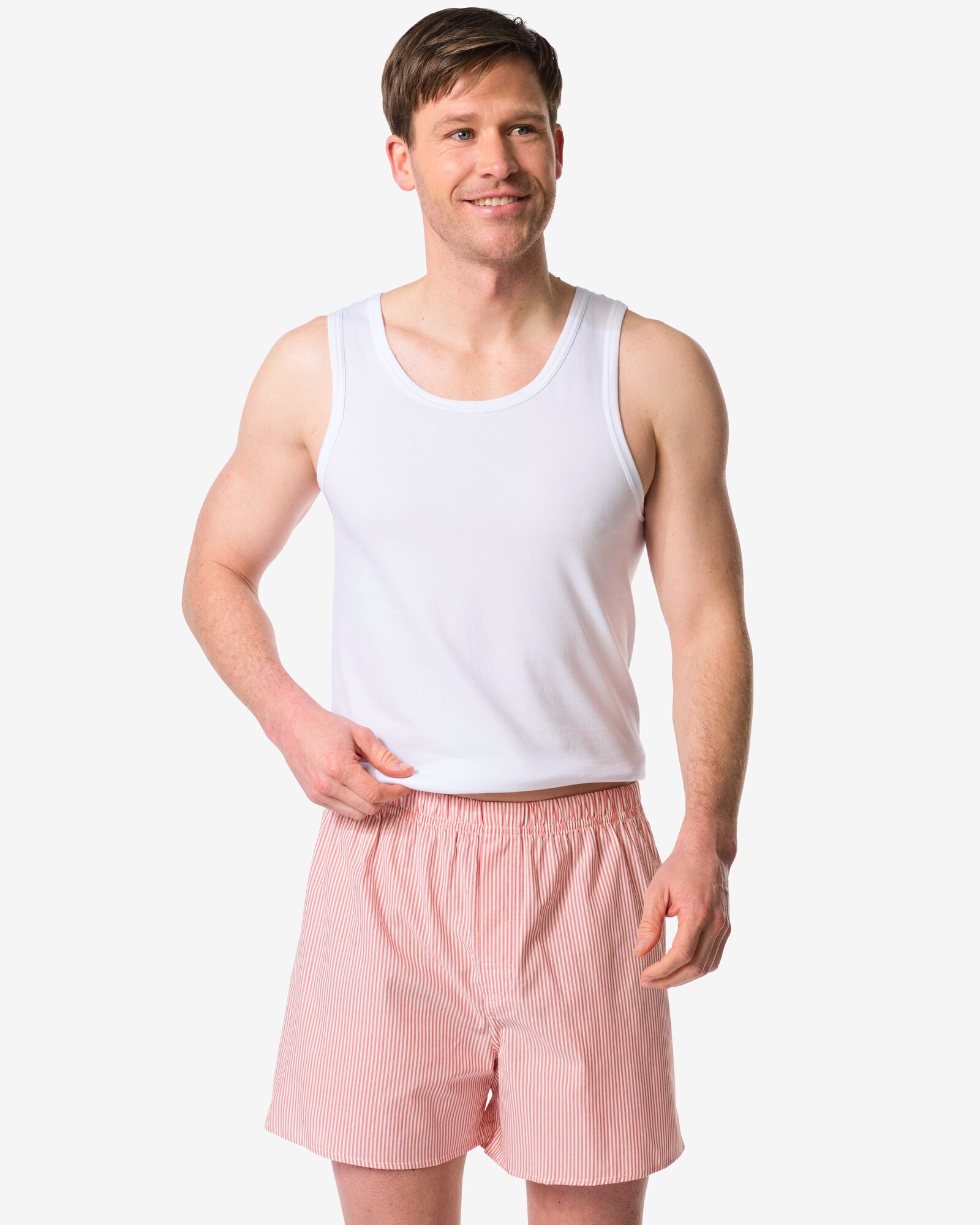 Lockere Herren-Boxershorts Streifen - 19190452 - HEMA