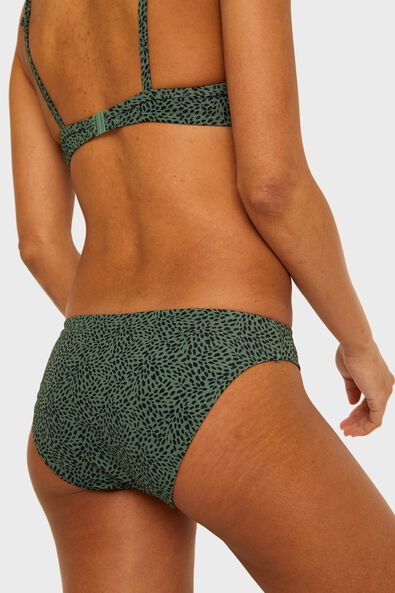 bas bikini femme - animal vert S - 22350022 - HEMA