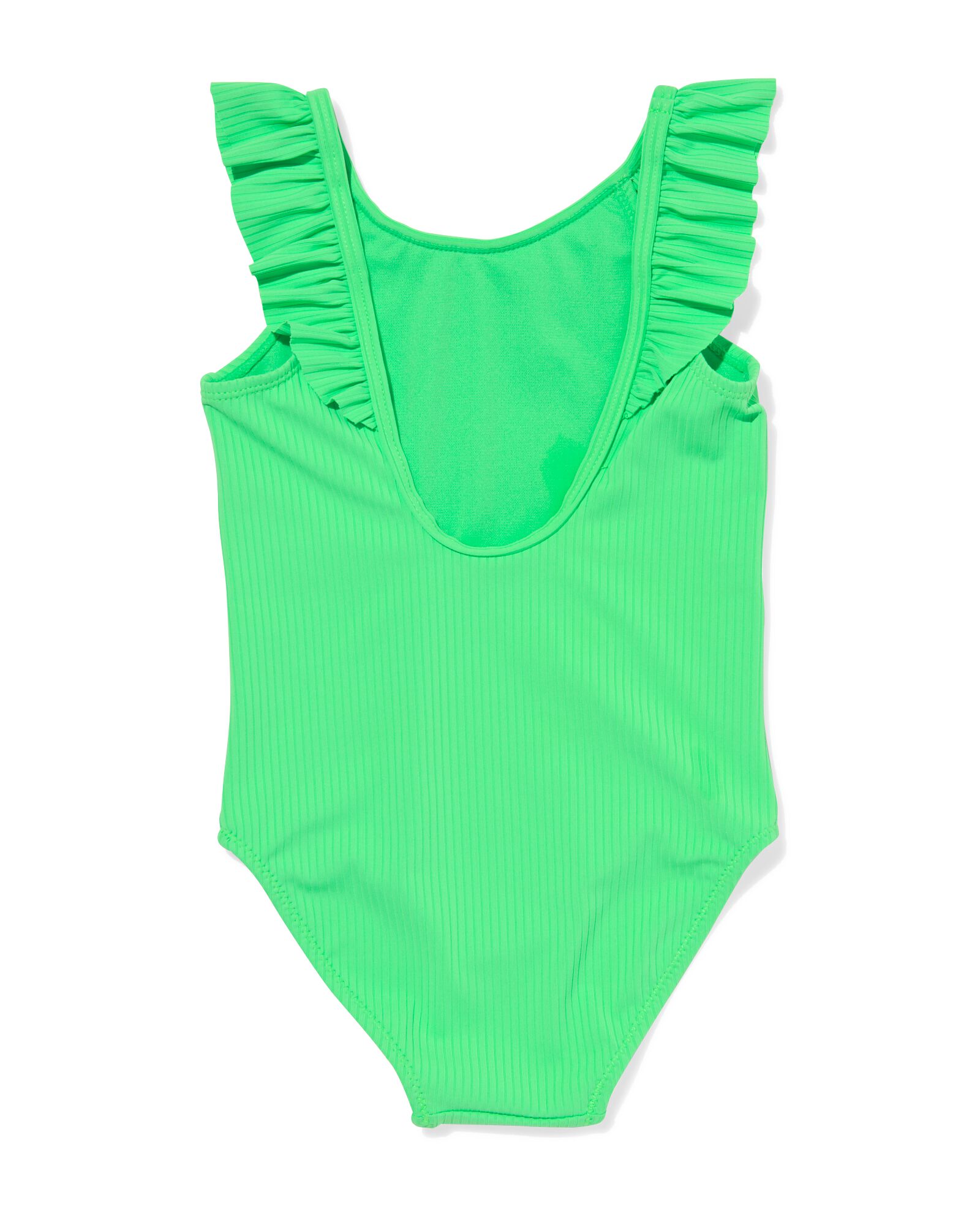Kinderbadeanzug gerippt gr&uuml;n - 22250340GREEN - HEMA