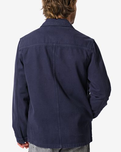 surchemise homme  bleu fonc&eacute; - 2199980DARKBLUE - HEMA