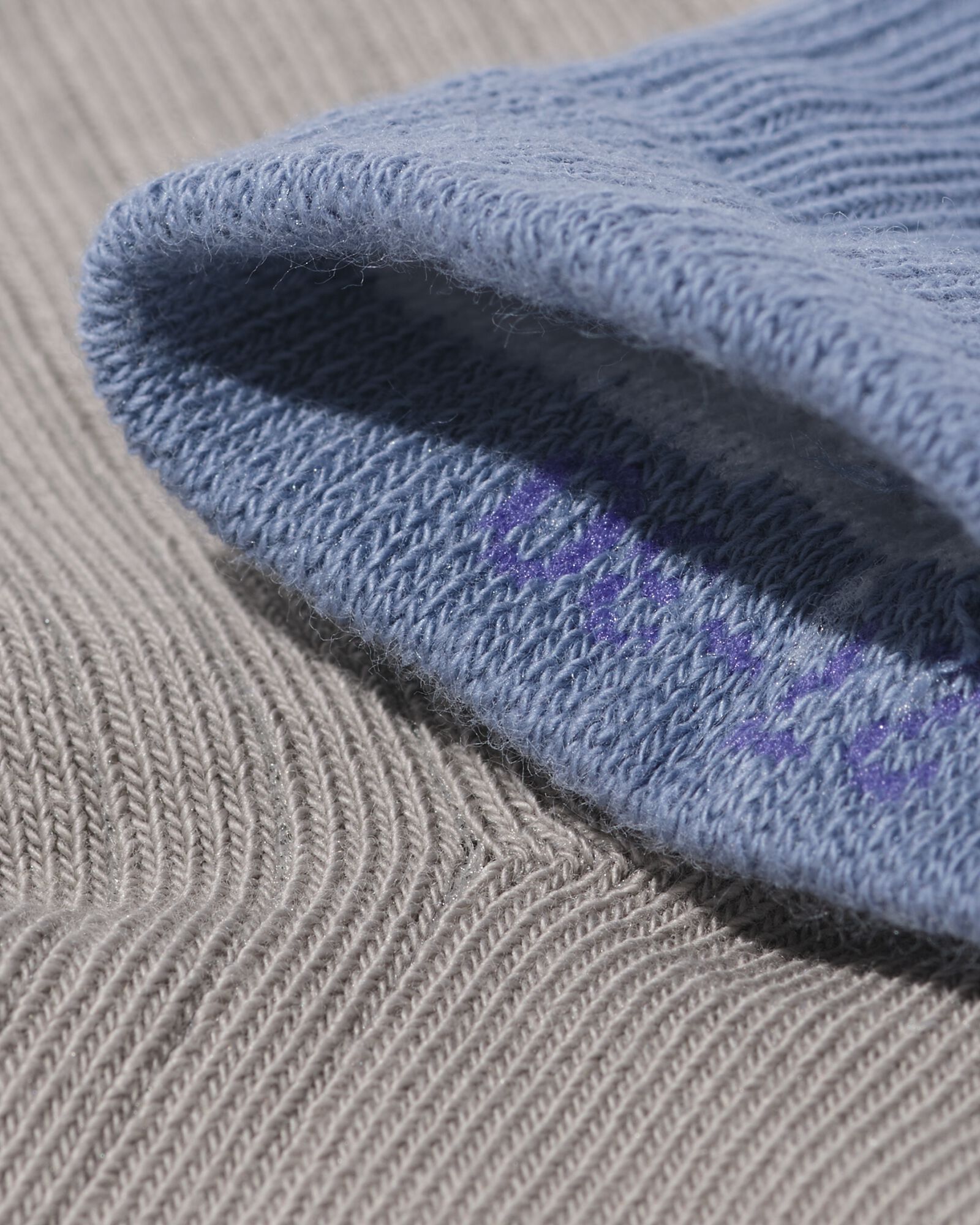 Kinders&ouml;ckchen gerippt &ndash; 5 Paar mittelblau mittelblau - 4320805MIDBLUE - HEMA