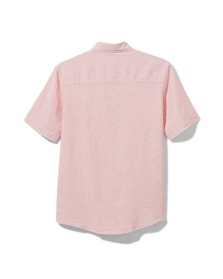chemise homme avec lin rose rose - 1000030618 - HEMA