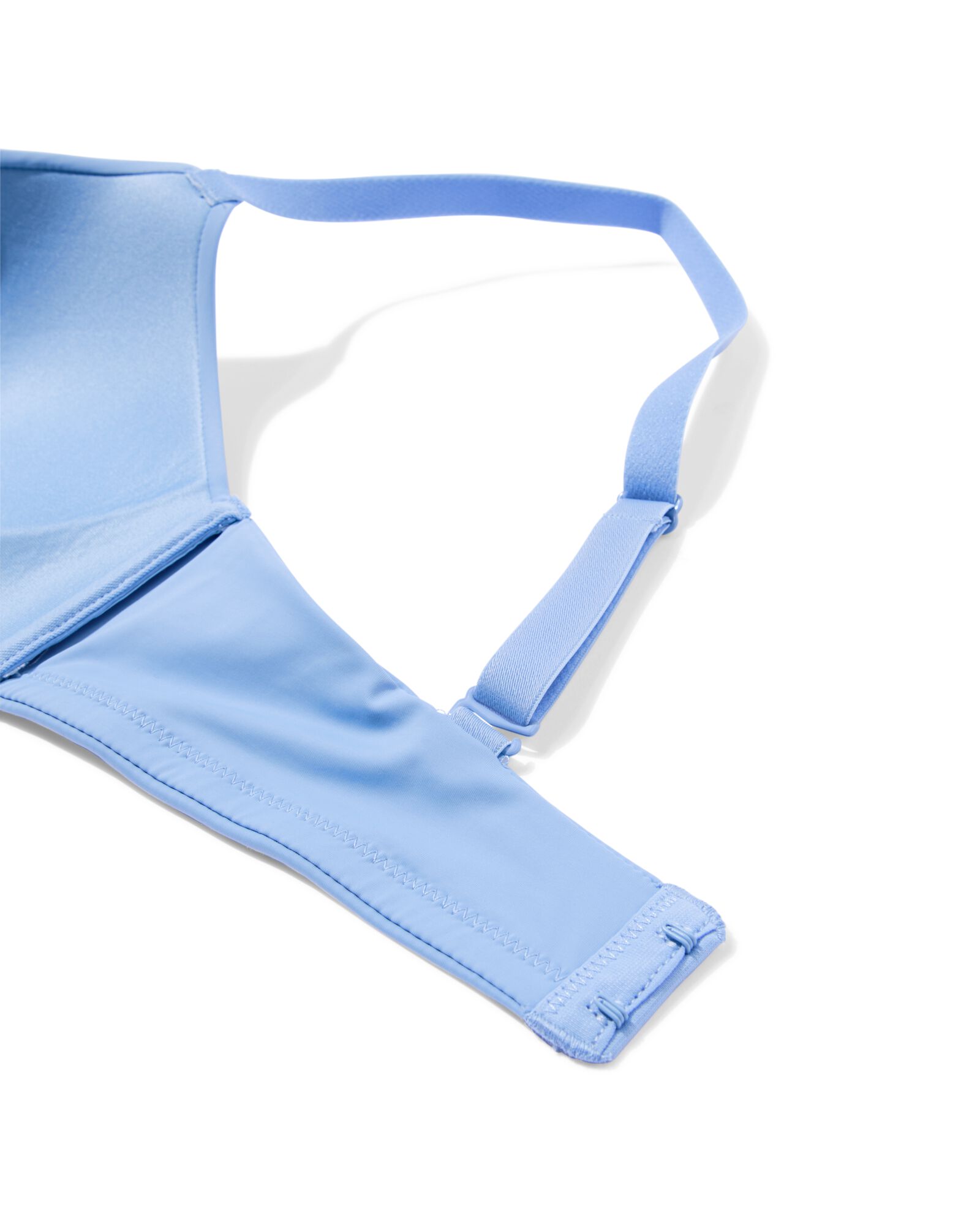 voorgevormde bh zonder beugel micro blauw blauw - 21805740BLUE - HEMA