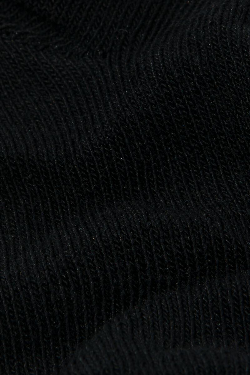 5 paires de socquettes enfant noir noir - 1000002041 - HEMA