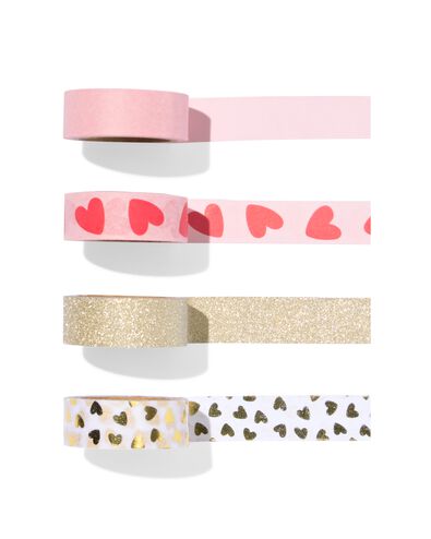Washi Tape Herz &ndash; 4 St&uuml;ck - 14793285 - HEMA