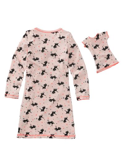 chemise de nuit enfant rose pâle rose pâle - 1000009660 - HEMA