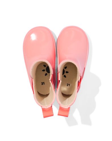 bottes de pluie b&eacute;b&eacute; caoutchouc rose corail corail - 33240150CORAL - HEMA