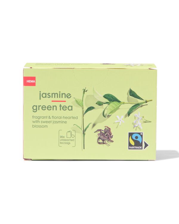 20 sachets de thé vert jasmin - 17190103 - HEMA