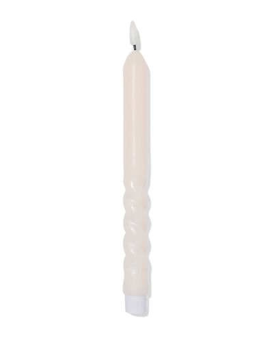 bougie d'int&eacute;rieur led ⌀2,3x29 cm ivoire - 13550122 - HEMA