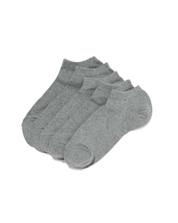 5 paires de socquettes homme blanc blanc - 1000011229 - HEMA