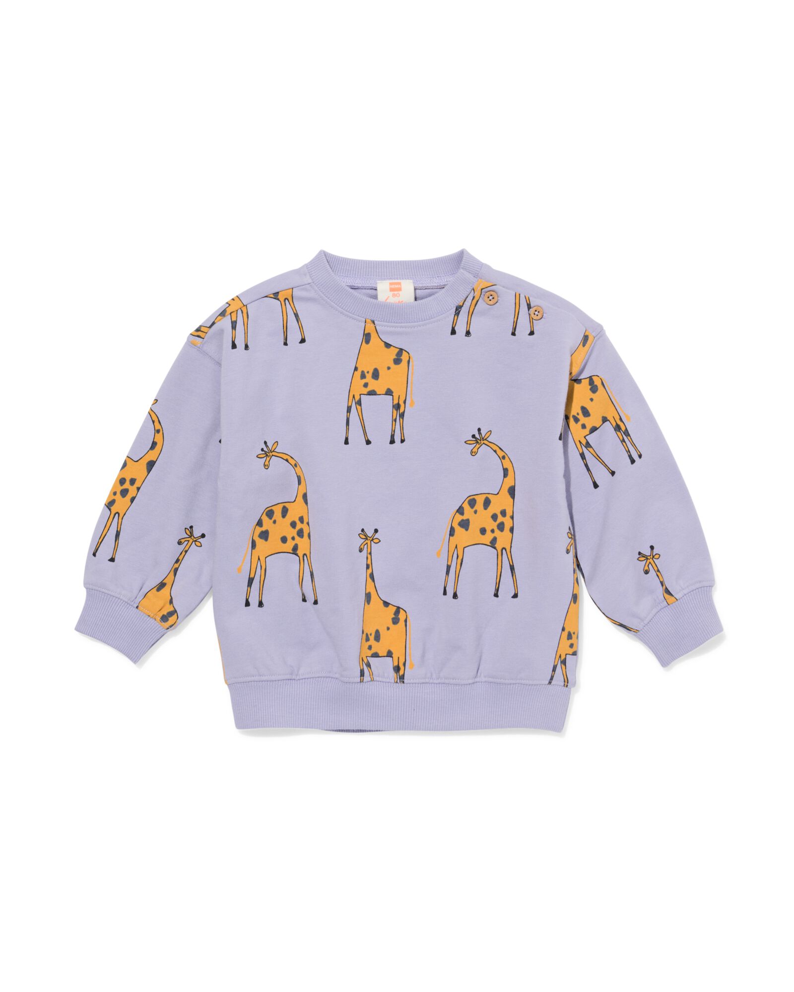 pull-over b&eacute;b&eacute; girafe violet - 33129370PURPLE - HEMA