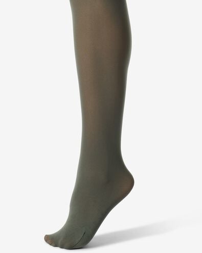 temp tech panty 40denier groen groen - 1000028889 - HEMA