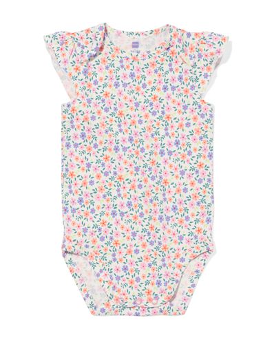 Strampler Baumwolle mit Stretch Blumen multicolor multicolor - 33317240MULTICOLOUR - HEMA