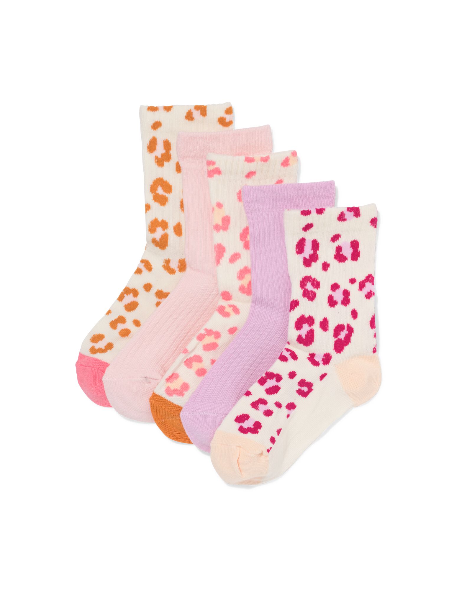 chaussettes enfant panth&egrave;re - 5 paires multicolore multicolore - 4320730MULTICOLOUR - HEMA