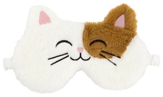 flauschige Schlafmaske, Katze - 61150089 - HEMA