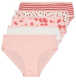 5 slips en coton pour enfant rose pâle rose pâle - 1000024655 - HEMA
