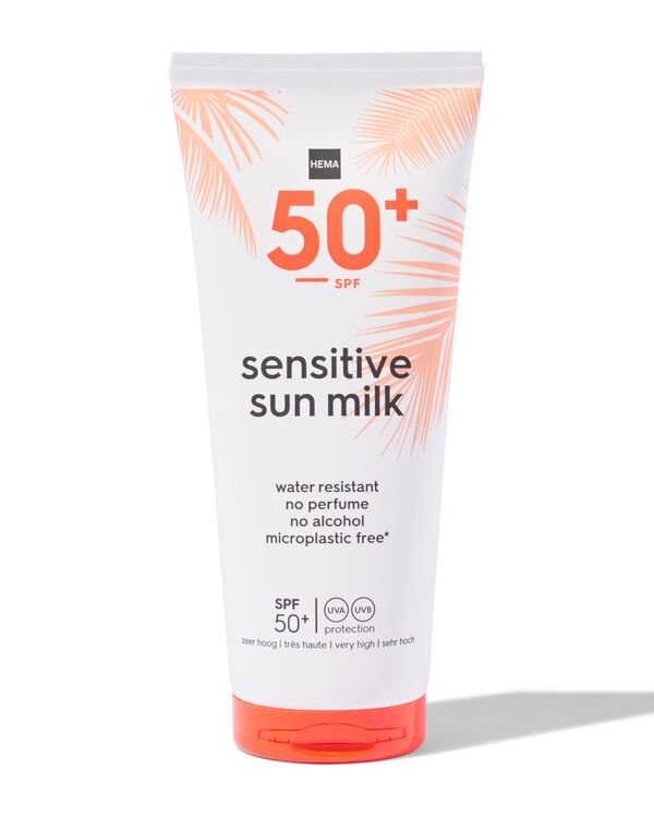 lait solaire pour peau sensible SPF50 200ml - 11620013 - HEMA