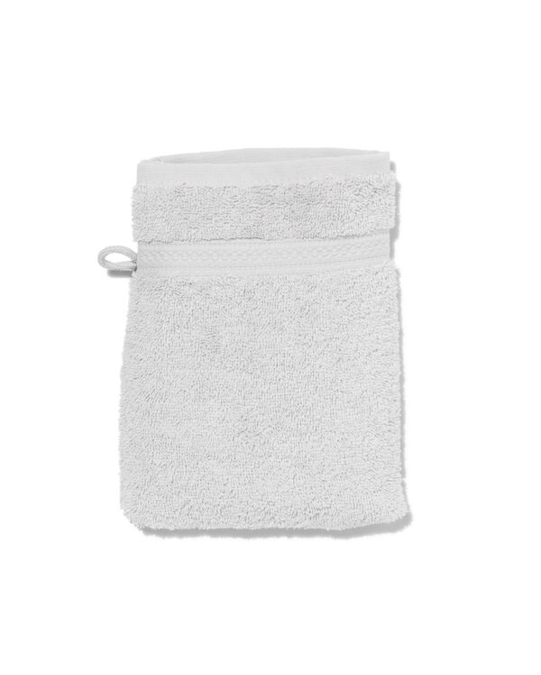 gant de toilette-qualité épaisse-gris clair uni - 5240207 - HEMA