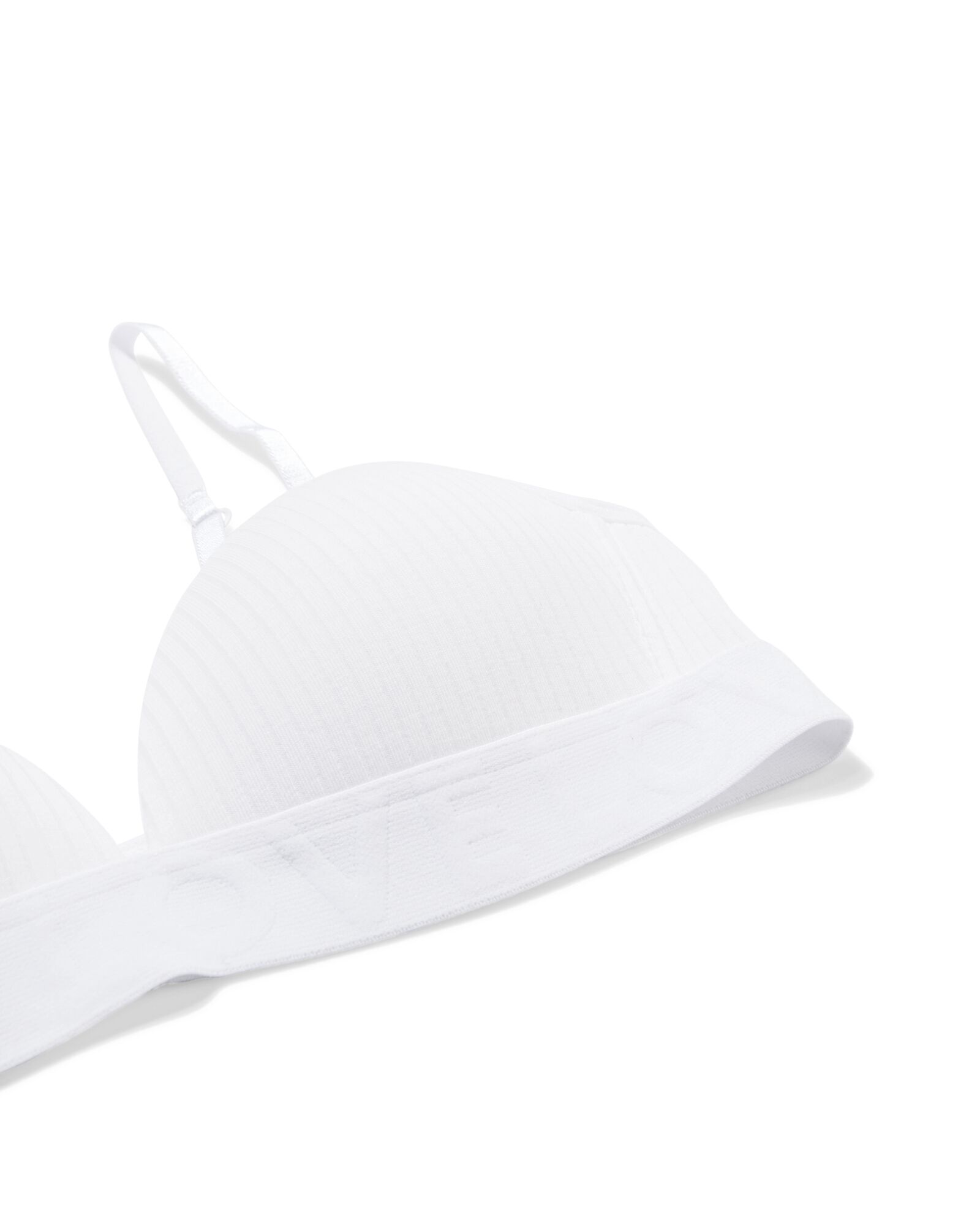 voorgevormde bh zonder beugel wit wit - 21900117WHITE - HEMA