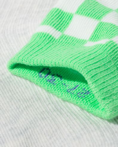 Kinders&ouml;ckchen, gerippt, kariert &ndash; 5 Paar beige beige - 4311110BEIGE - HEMA