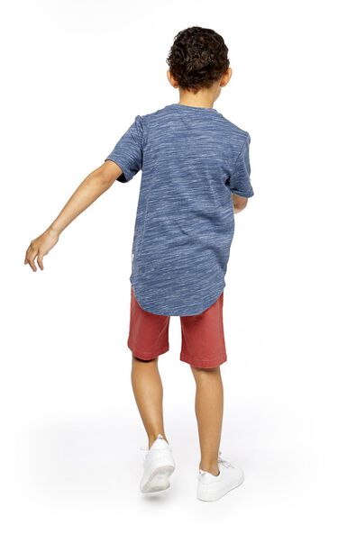 Kinder-T-Shirt dunkelblau 110/116 - 30768252 - HEMA