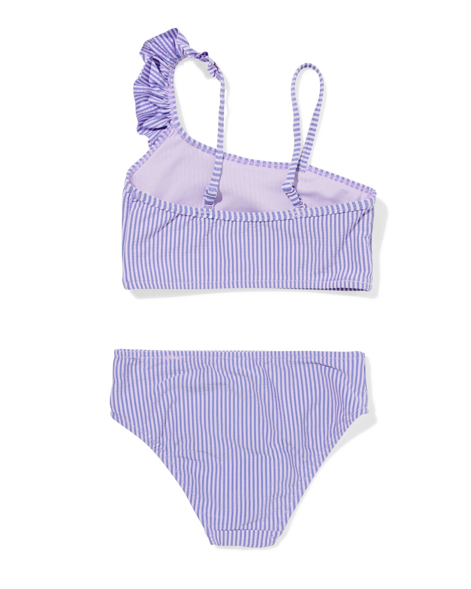 Kinderbikini Seersucker lila - 22250050LILAC - HEMA