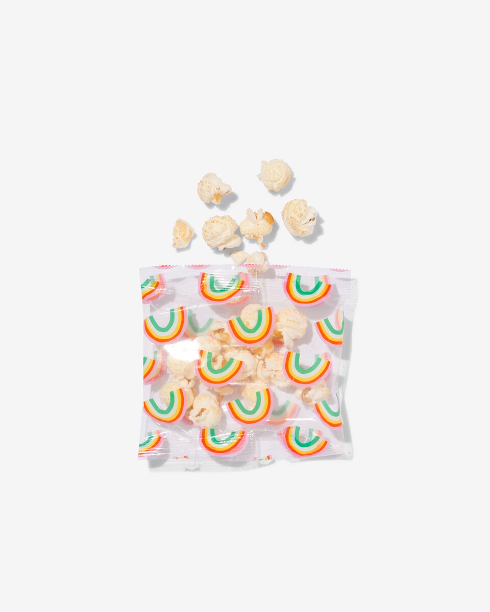 traktatiezakjes popcorn zoet - 6 stuks - 10200039 - HEMA