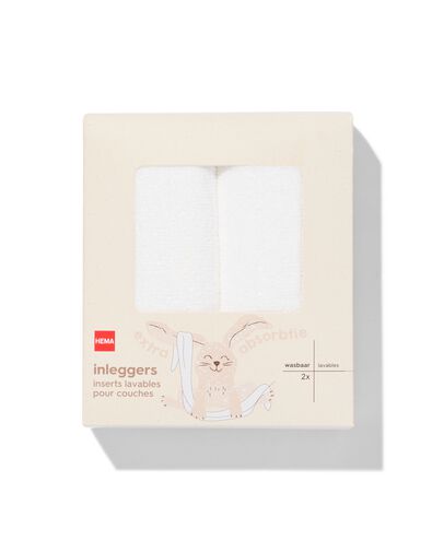 inserts pour couches lavables - lot de 2 - 33363732 - HEMA